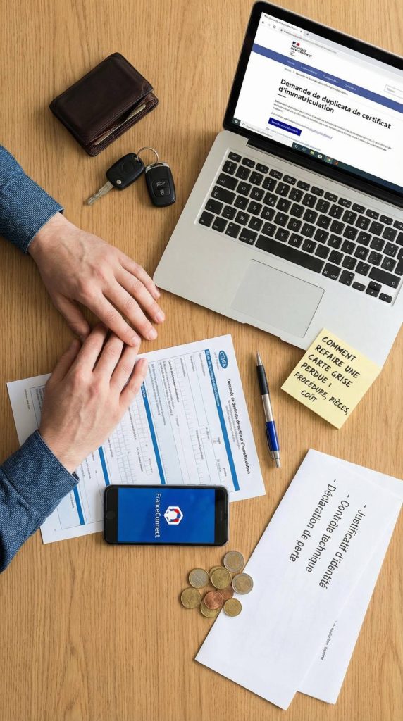 Comment refaire une carte grise de voiture quand on l'a perdue ? procédure, pièces à fournir et coût
