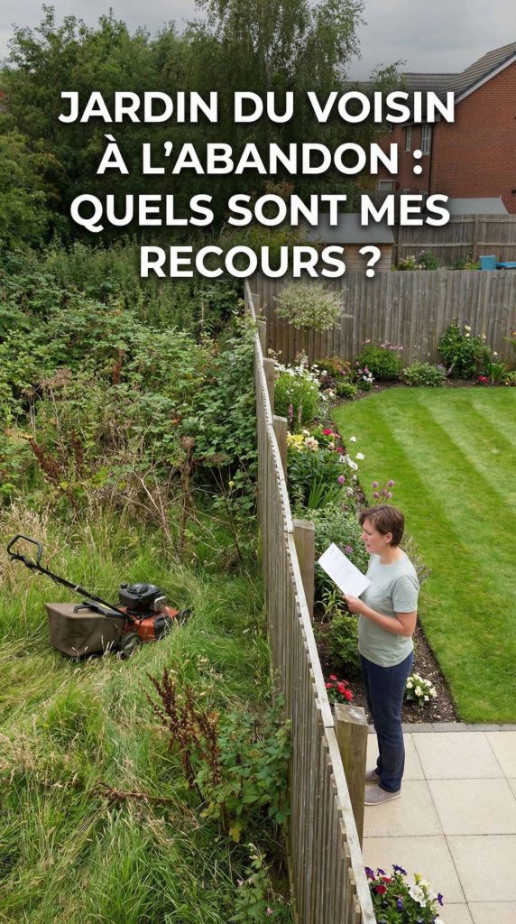 Quel recours contre un voisin qui n'entretient pas son jardin ?