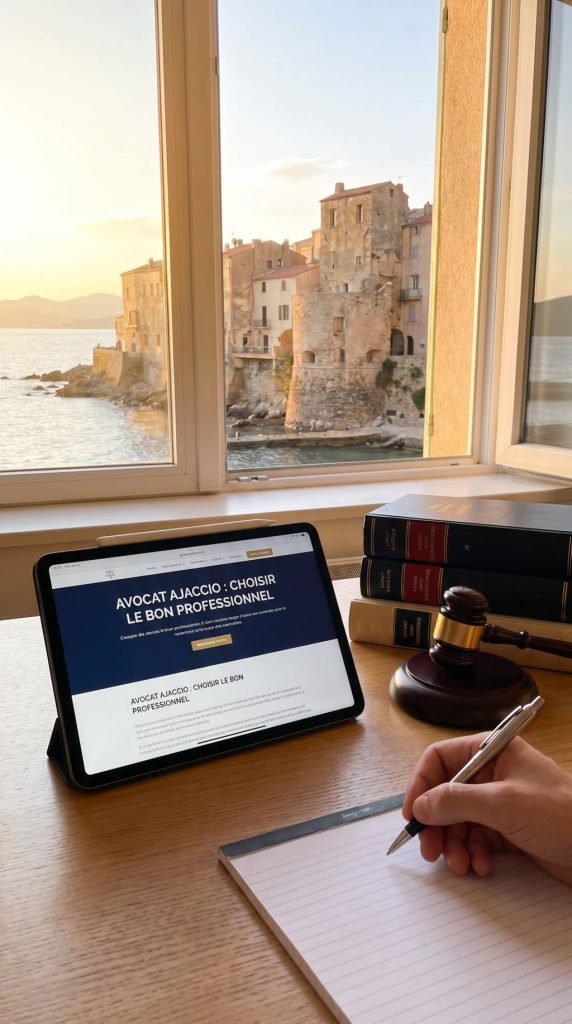 Avocat ajaccio : comment choisir le bon professionnel pour vos démarches juridiques