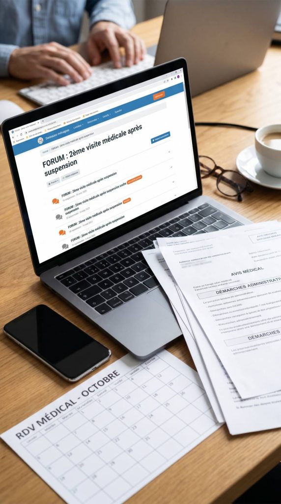 2ème visite médicale après suspension de permis forum : démarches, délai et avis pratiques