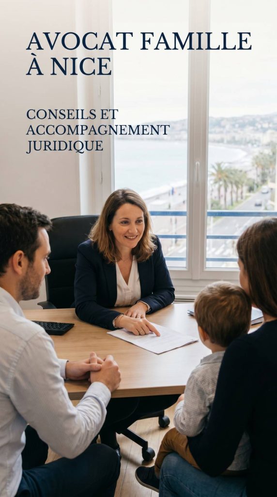 Avocat pour affaire familiale à Nice : conseils et accompagnement juridique