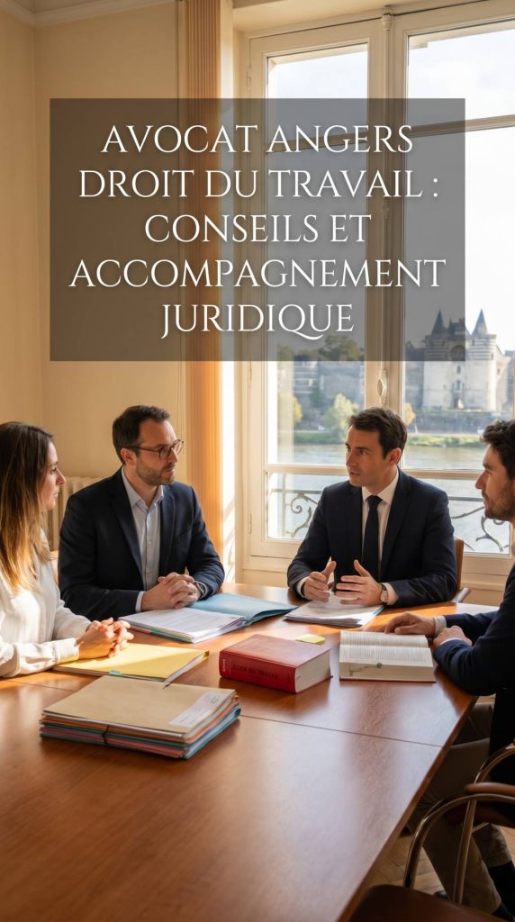 Avocat angers droit du travail : conseils et accompagnement juridique en droit du travail