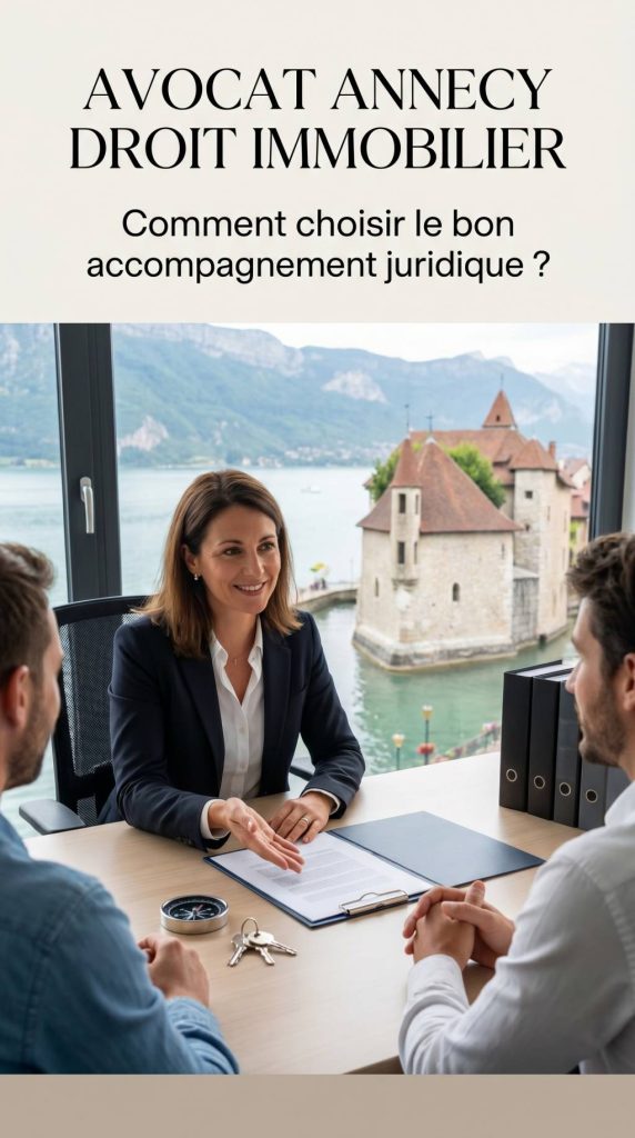 Avocat annecy droit immobilier : comment choisir le bon accompagnement juridique