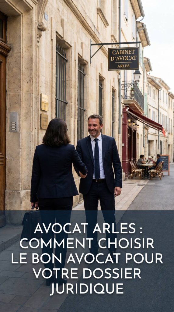 Avocat Arles : comment choisir le bon avocat pour votre dossier juridique