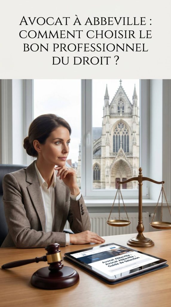 Avocat abbeville : comment choisir le bon professionnel du droit