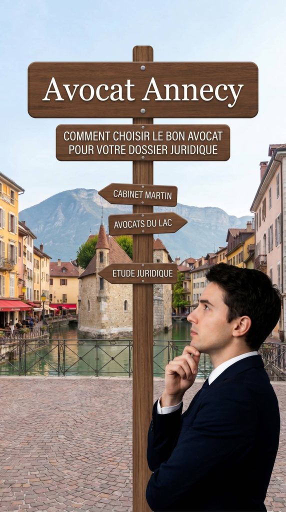 Avocat Annecy : comment choisir le bon avocat pour votre dossier juridique