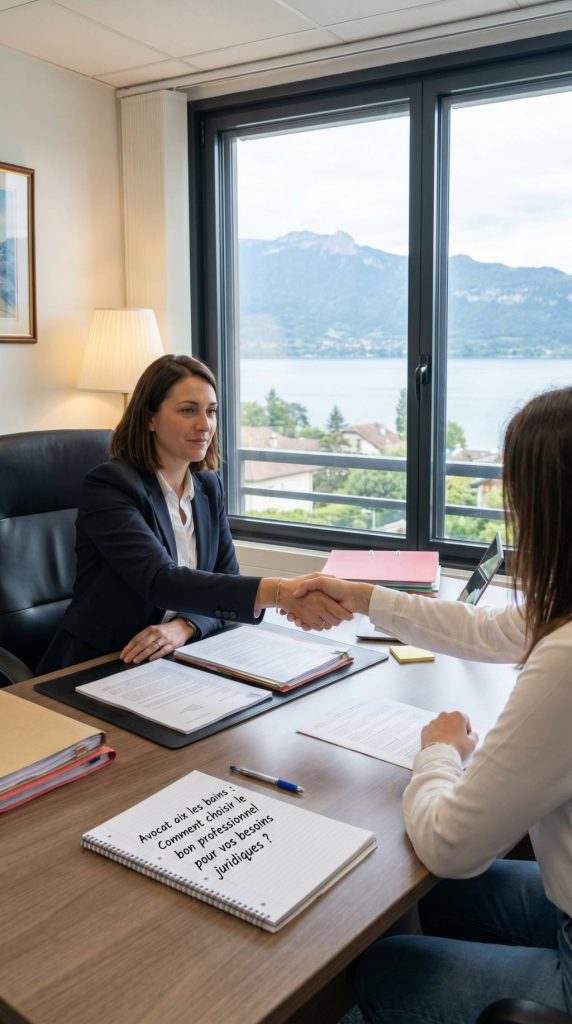 Avocat aix les bains : comment choisir le bon professionnel pour vos besoins juridiques