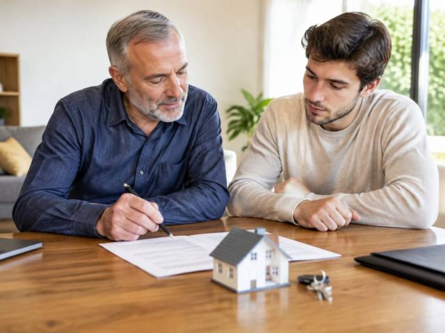 Acheter une maison avec son fils majeur : règles juridiques et précautions à prendre